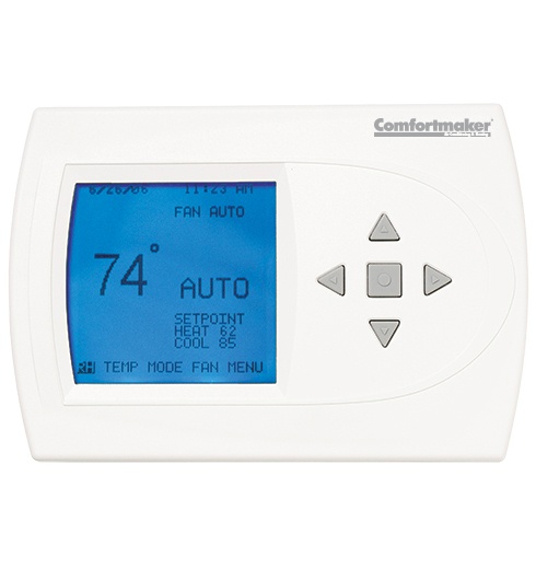 Programmable Thermostat With Humidity Control Tstat0408